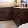 ALDER BATHROOM CABINETS WITH FLUTED COLUMMS